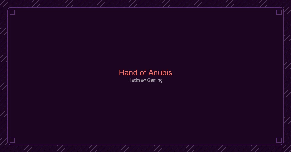 Hand of Anubis spielen