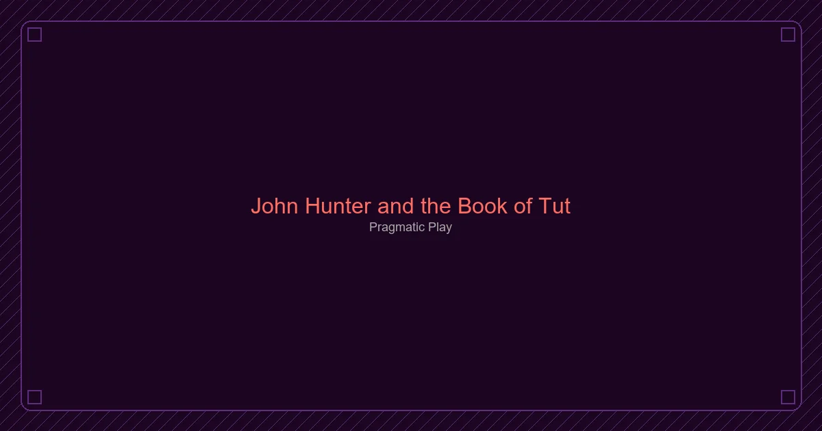 John Hunter and the Book of Tut spielen